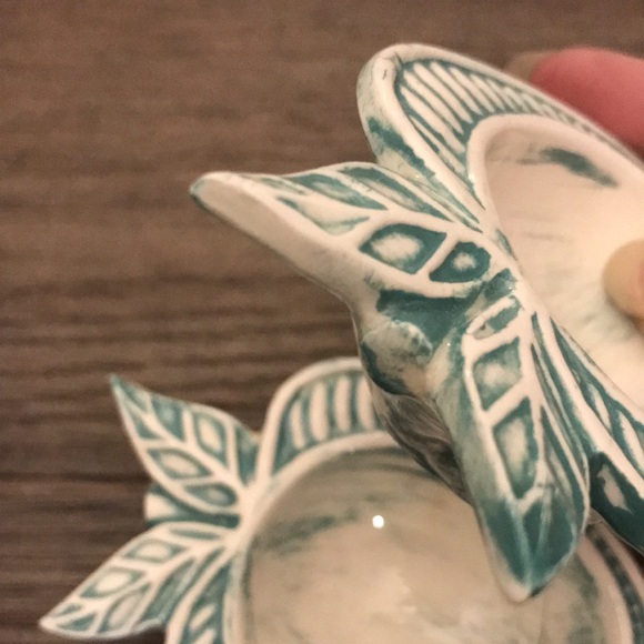 Individual deviled egg cups vintage ceramic apple design. Set of 6 unique EUC - Picture 8 of 9